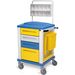 CARRELLO MULTIFUNZIONE MEDICAZIONE PICCOLO - 4 cassetti - serratura - 67x64xh.100cm